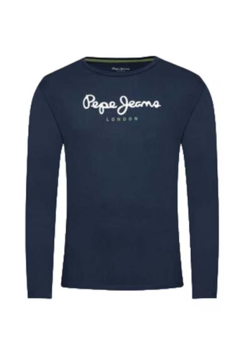 Pepe Jeans Bluza barbati bumbac - bleumarin