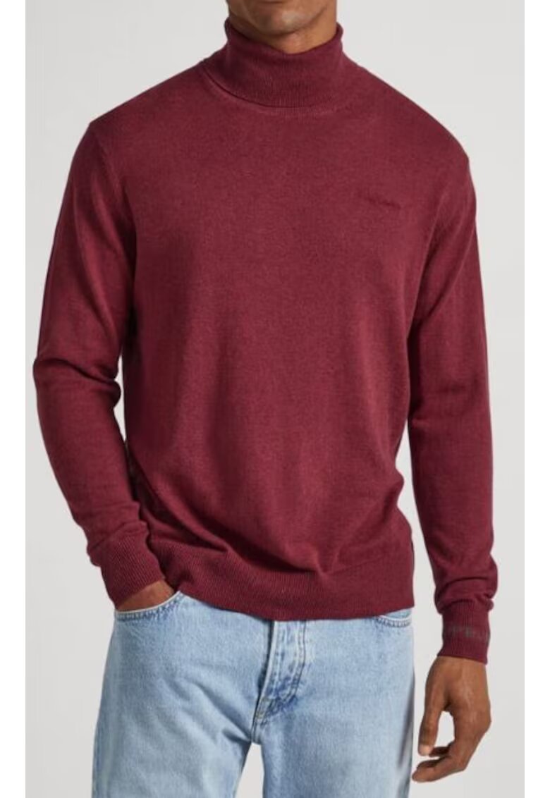Pepe Jeans Bluza cu guler inalt