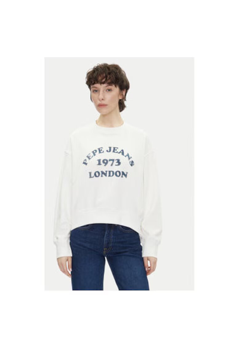 Pepe Jeans Bluza dama PL581487 - Bumbac/Poliester - Ecru - Ecru