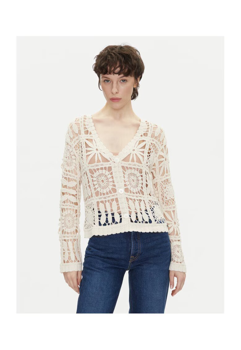 Pepe Jeans Bluza dama PL702273 - Bumbac - Bej - Bej
