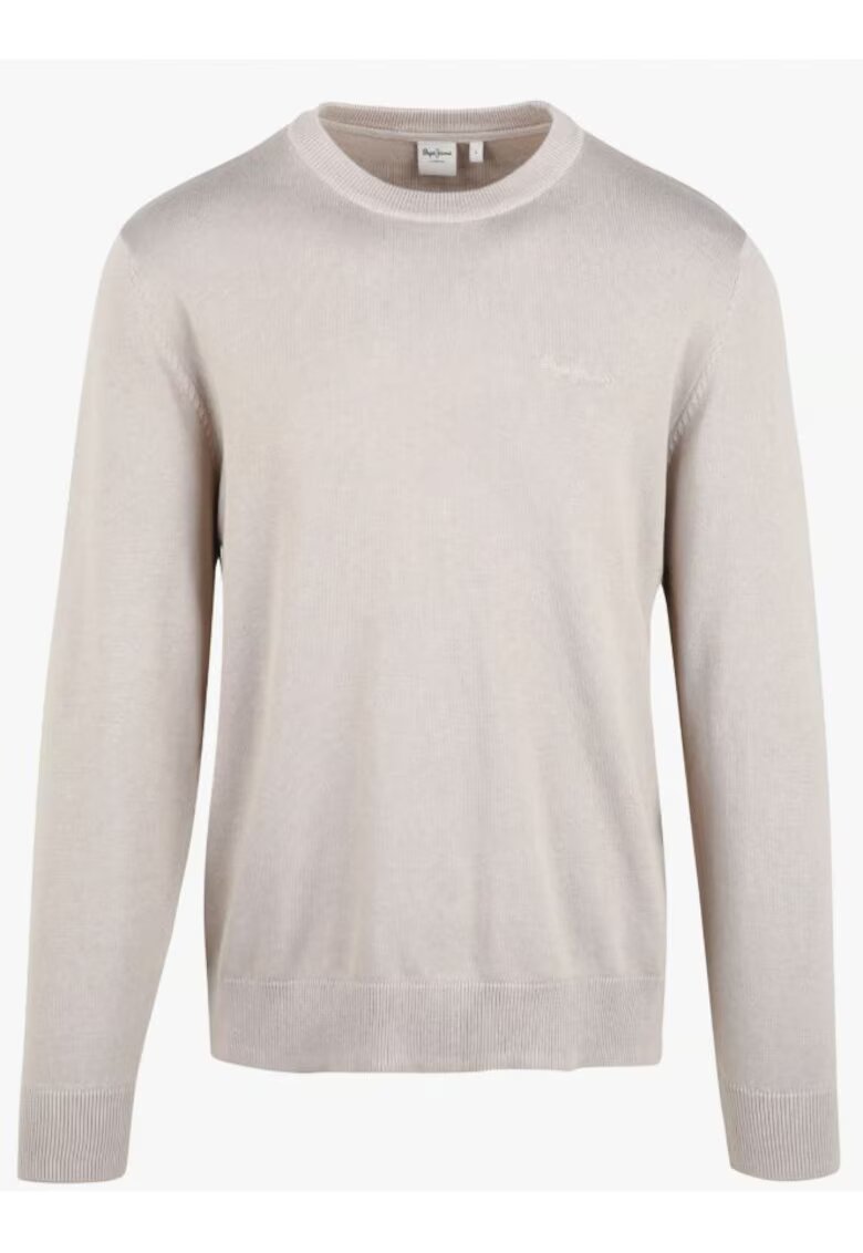 Pepe Jeans Bluza uni din bumbac regular fit