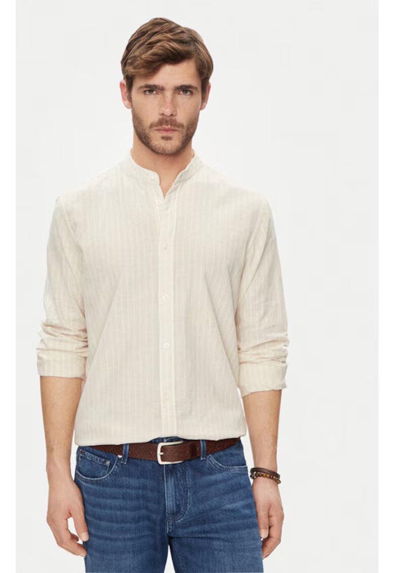 Pepe Jeans Camasa barbati - 303664848 - In/Bumbac - Bej - Bej