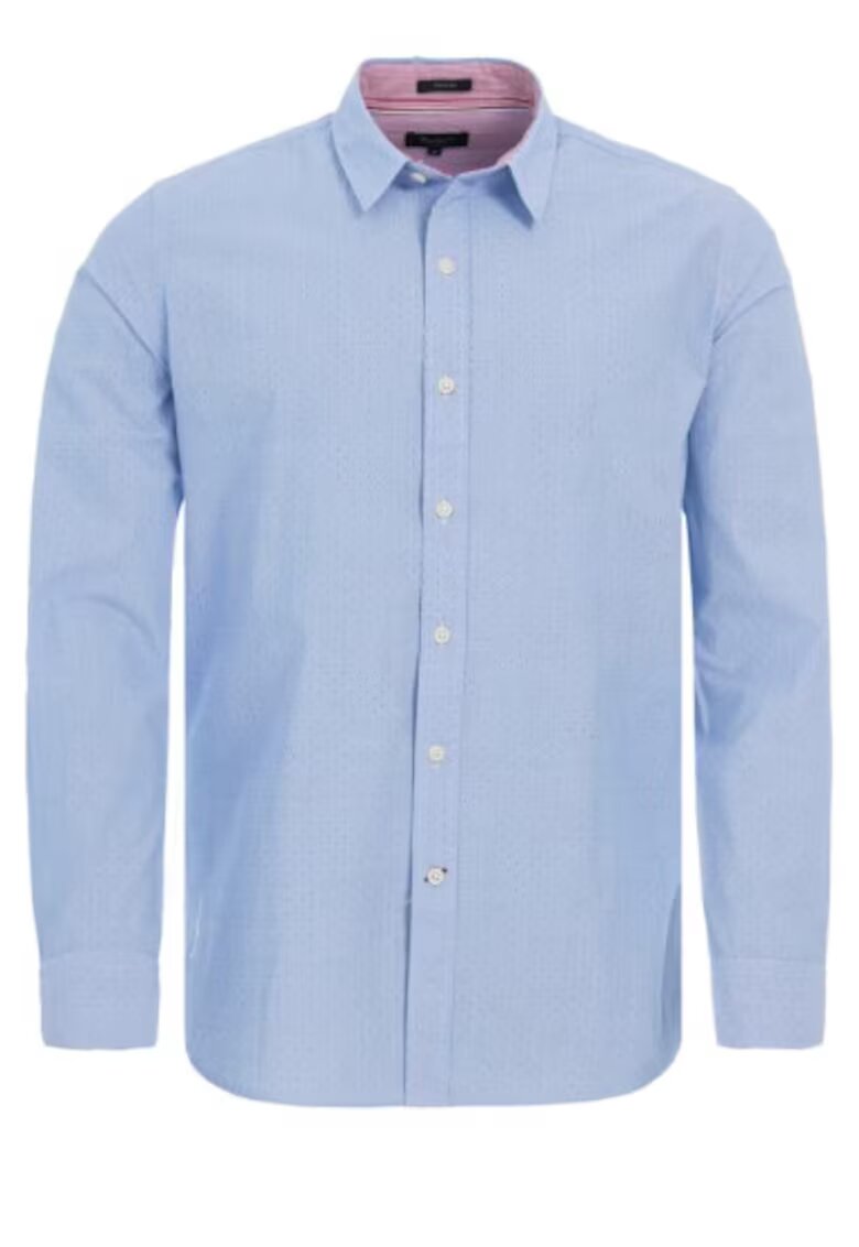 Pepe Jeans Camasa barbati bumbac - Albastru