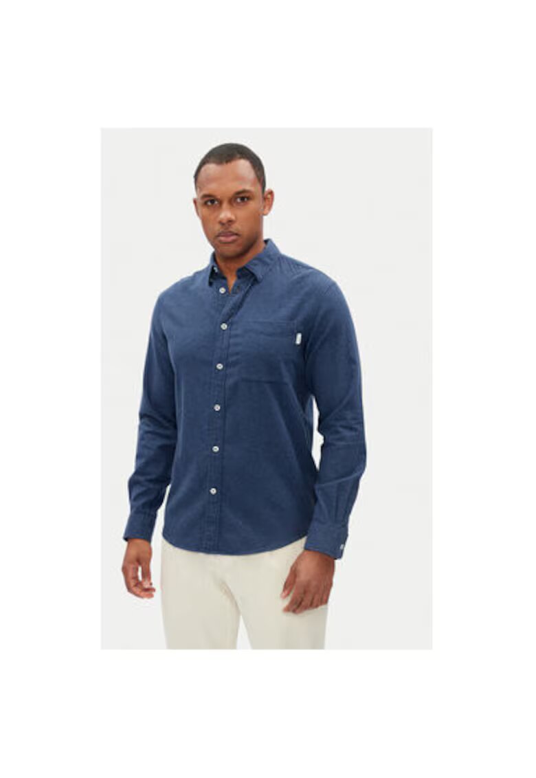 Pepe Jeans Camasa barbati PM308804 - Bumbac - Albastru - Albastru