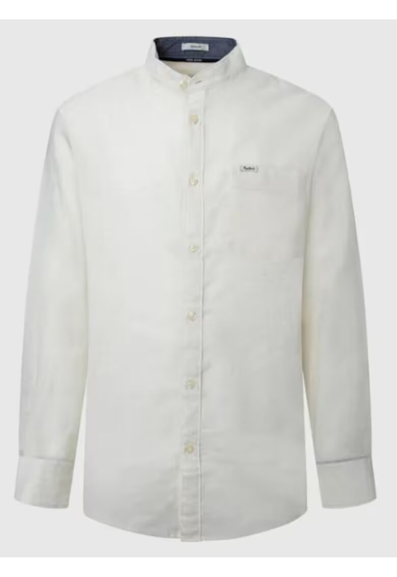 Pepe Jeans Camasa cu croiala regular din amestec de in -