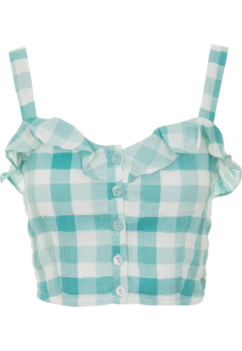 Pepe Jeans Camasa dama - Bumbac - Alb/Albastru