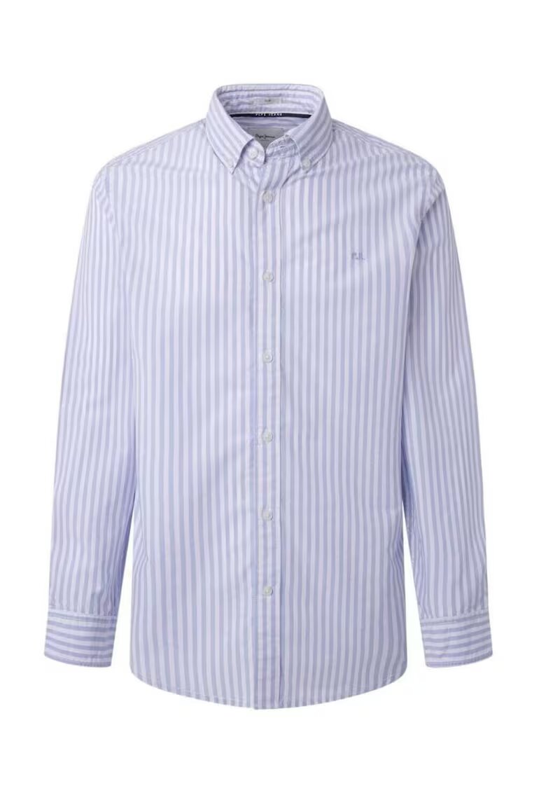 Pepe Jeans Camasa din bumbac - Albastru