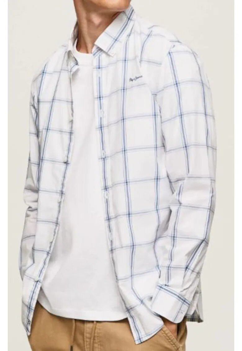 Pepe Jeans Camasa din bumbac cu carouri -