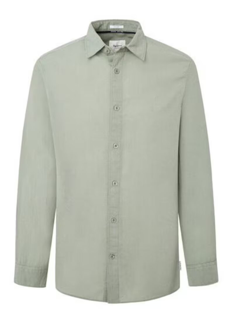 Pepe Jeans Camasa din bumbac cu guler ascutit -