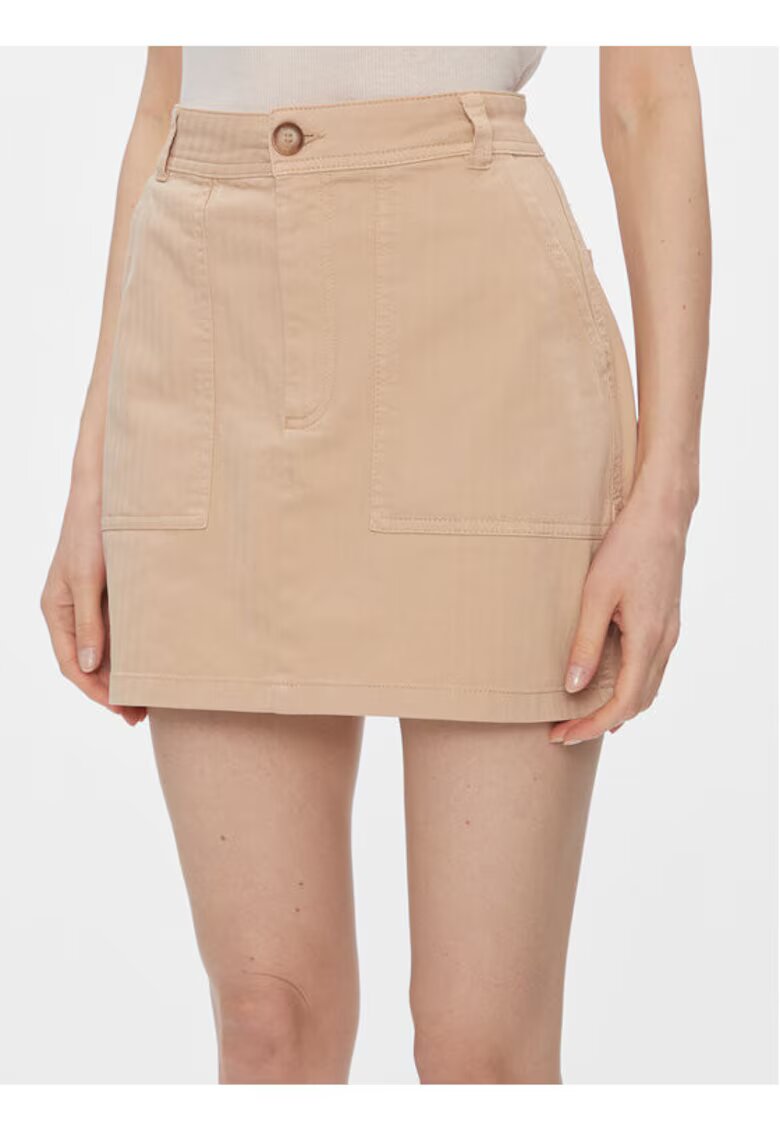 Pepe Jeans Fusta dama - 303438746 - Bumbac - Bej - Bej