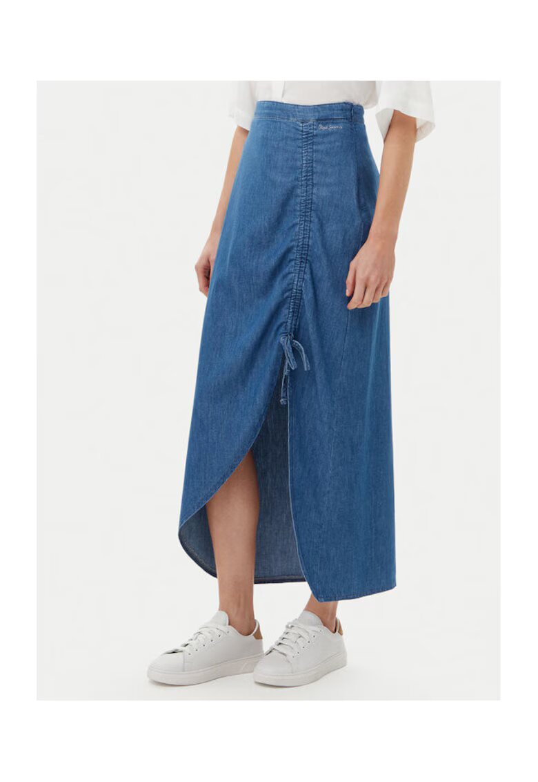 Pepe Jeans Fusta dama bumbac - albastru