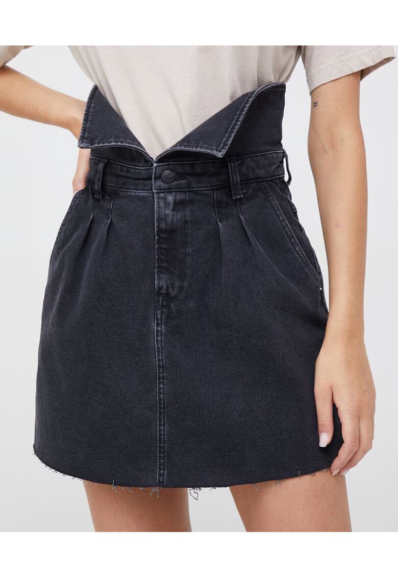 Pepe Jeans Fusta denim dama - Bumbac - Negru - Negru