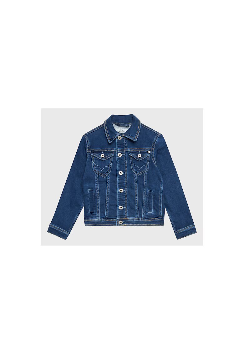 Pepe Jeans Geaca de blugi copii - Bumbac - Bleumarin