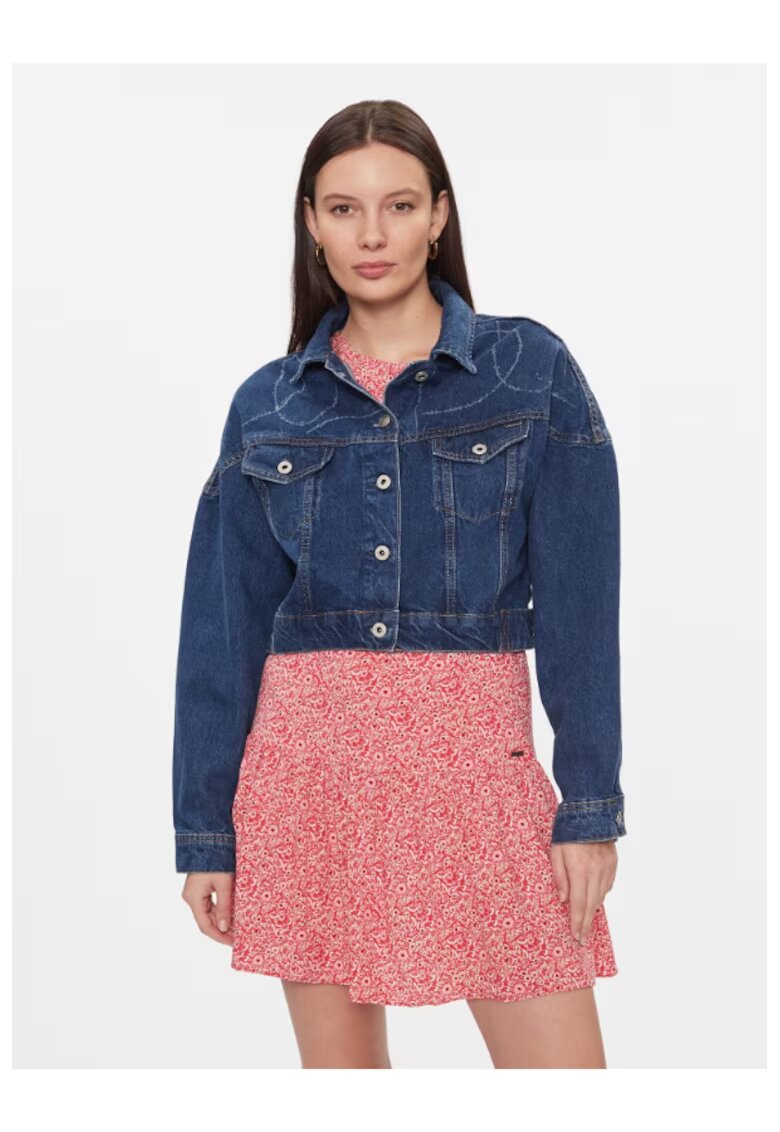 Pepe Jeans Geaca de blugi dama - 303438487 - Bumbac - Albastru