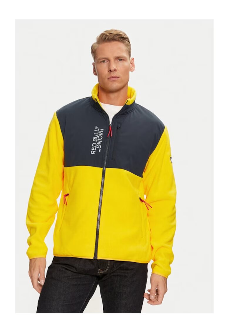 Pepe Jeans Geaca Red Bull Racing RM490006 Galben Regular Fit - Poliamida