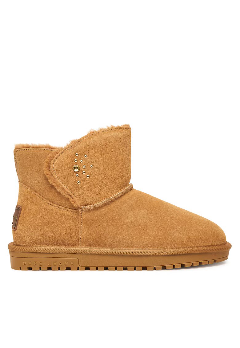 Pepe Jeans Ghete de zapada - piele naturala - Maro