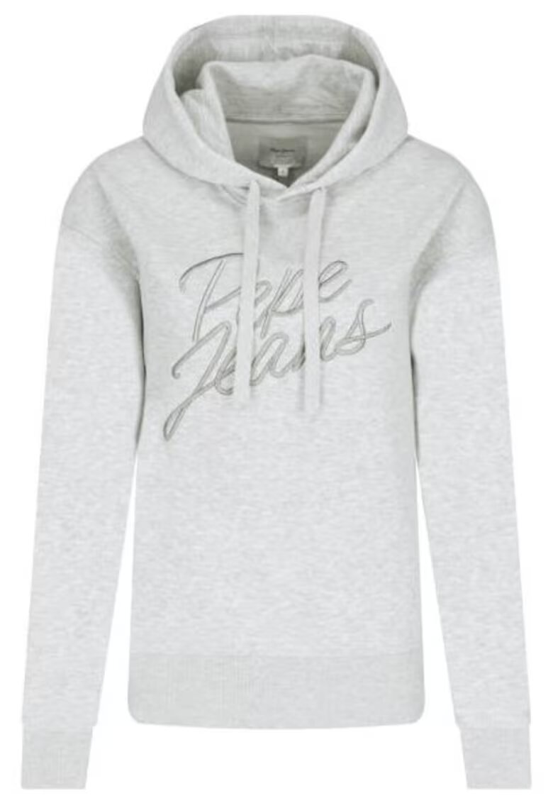 Pepe Jeans Hanorac cu logo brodat Carina -