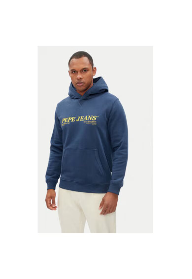 Pepe Jeans Hanorc barbati PM582755 - Bumbac/Poliester - Albastru - Albastru