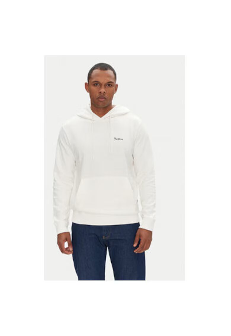 Pepe Jeans Hanorc barbati PM582839 - Bumbac - Alb - Alb