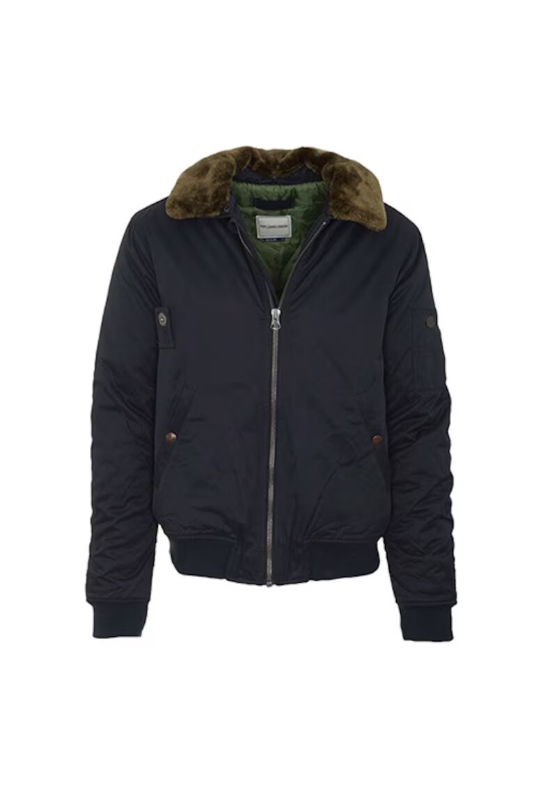 Pepe Jeans Jacheta barbati - Poliester/Lana - Negru