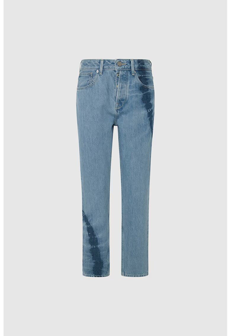 Pepe Jeans London Blugi cu detalii contrastante - Albastru