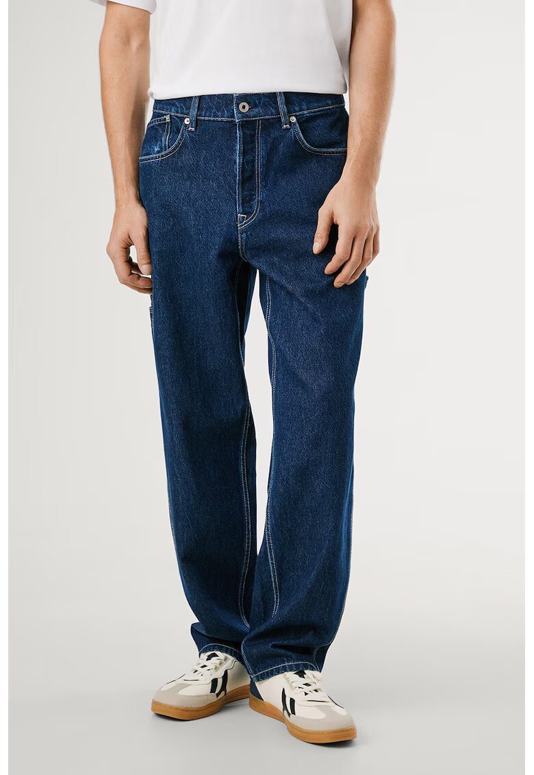 Pepe Jeans London Blugi relaxed fit - Albastru inchis