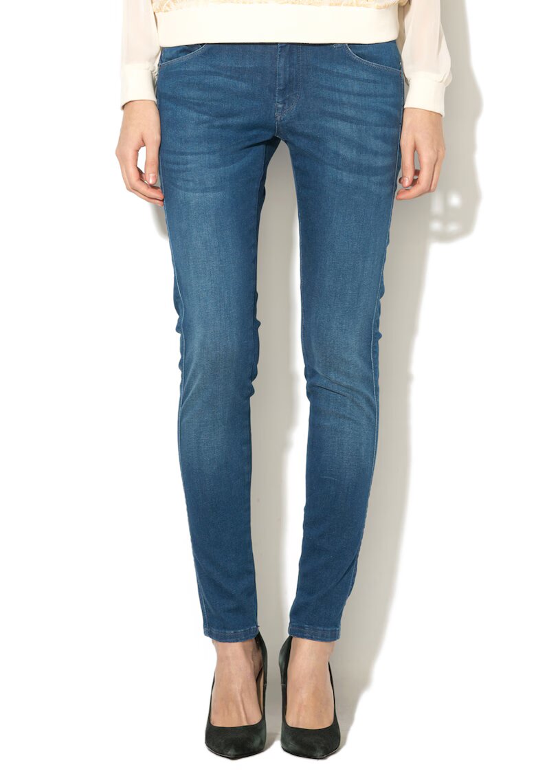 Pepe Jeans London Blugi slim fit cu talie medie Aero - Bleumarin