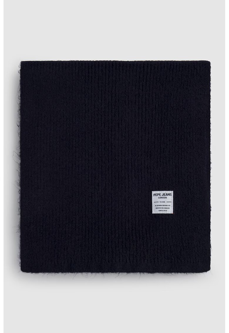 Pepe Jeans London Fular uni West - Albastru ultramarin