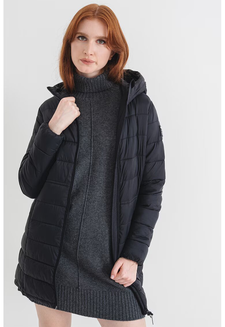 Pepe Jeans London Geaca cu buzunare laterale - Negru