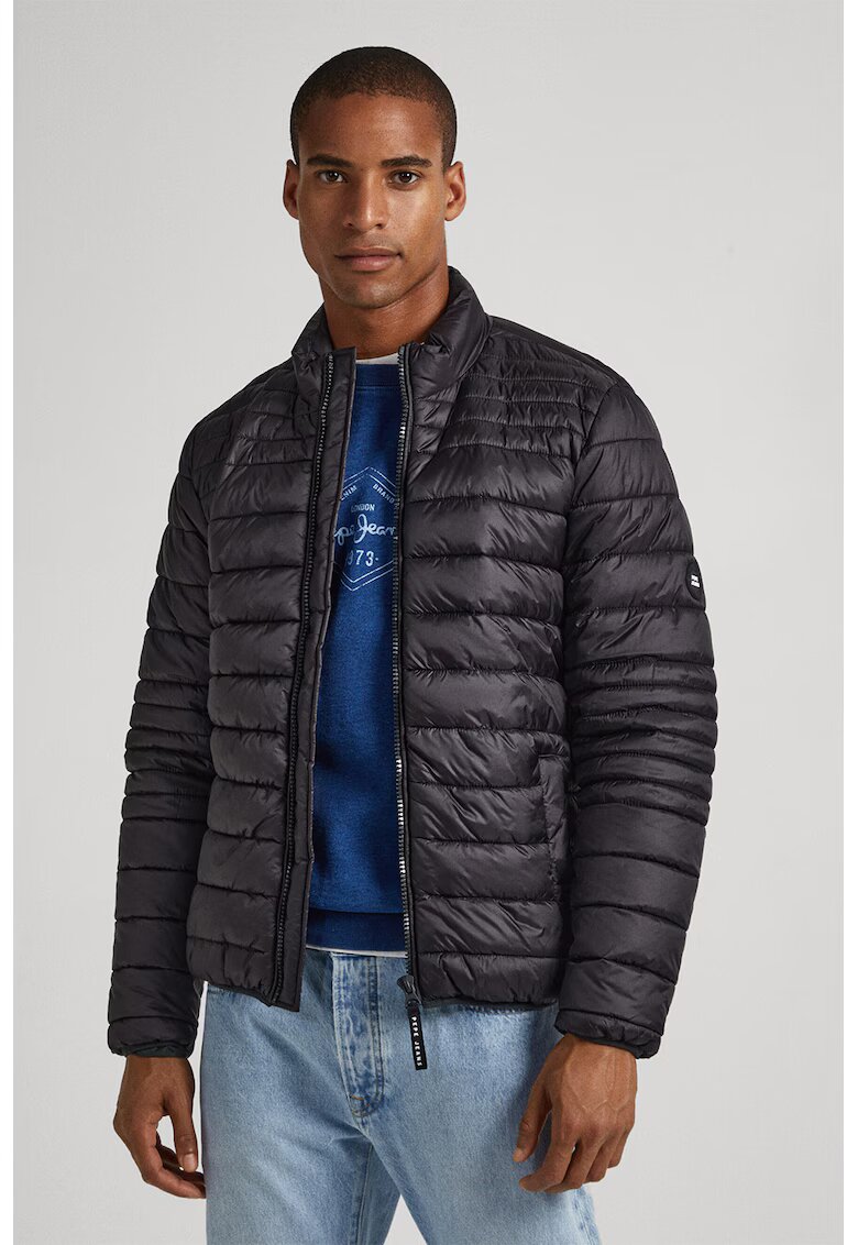 Pepe Jeans London Geaca cu vatelina - Negru