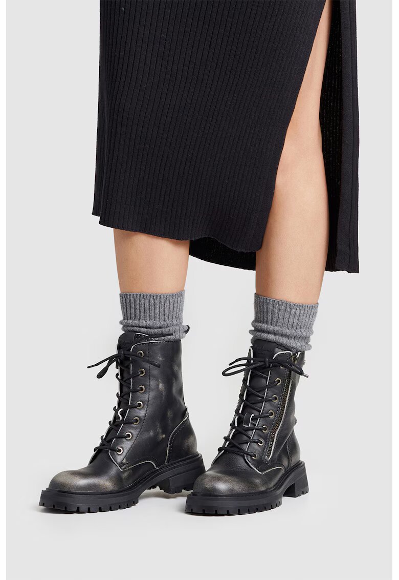 Pepe Jeans London Ghete de piele - Negru