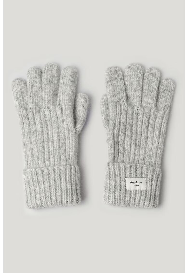 Pepe Jeans London Manusi tricotate - Gri melange