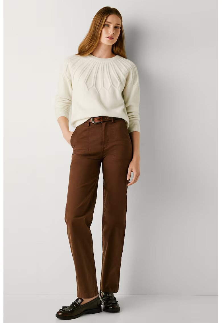Pepe Jeans London Pantaloni regular fit - Maro scortisoara