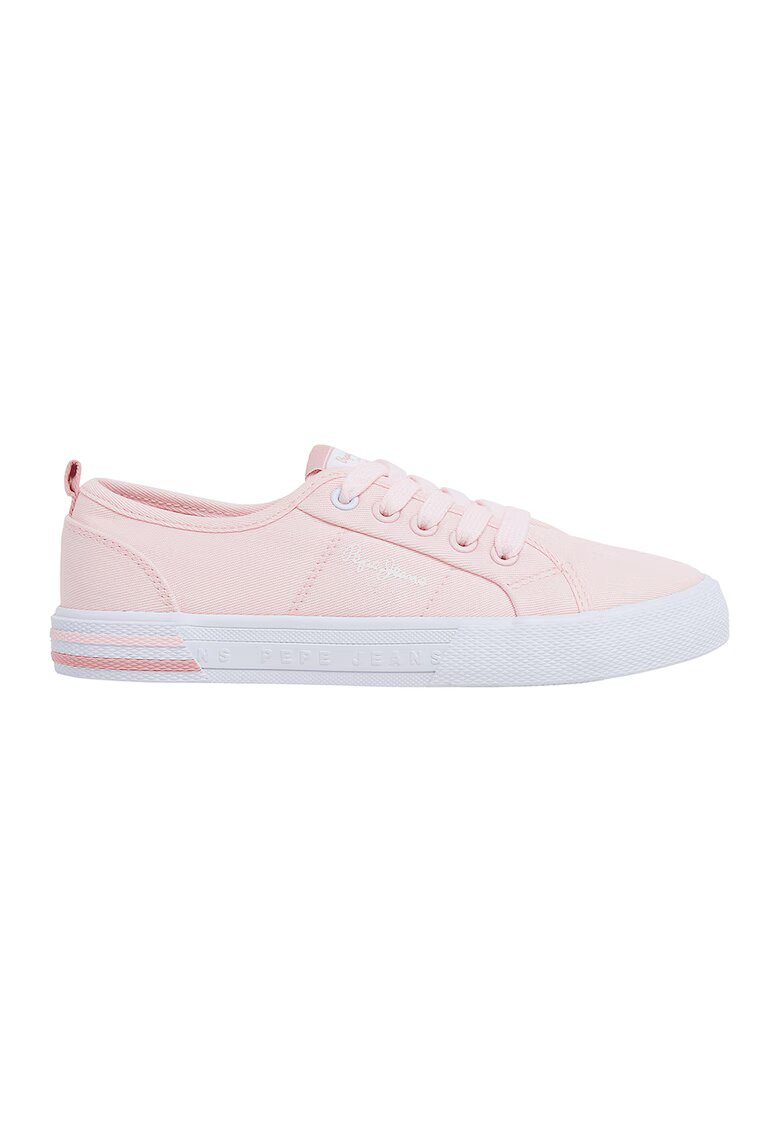Pepe Jeans London Pantofi sport textili - Roz pal