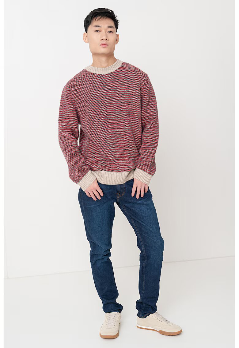 Pepe Jeans London Pulover cu decolteu la baza gatului si maneci cazute - Multicolor