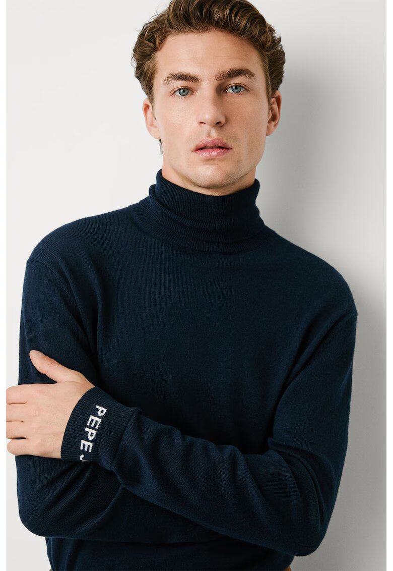 Pepe Jeans London Pulover slim fit - Albastru ultramarin