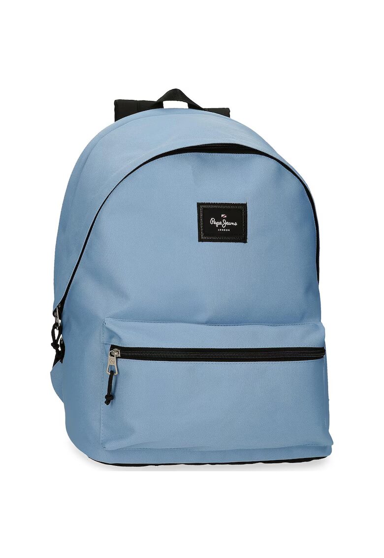 Pepe Jeans London Rucsac casual - Pepe Jeans Aris Colorful - 2 compartimente - buzunare laptop/tableta - albastru deschis - 31x44x15 cm