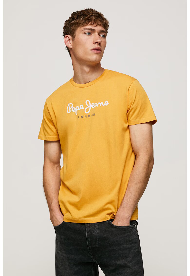 Pepe Jeans London Tricou din bumbac Eggo - Galben