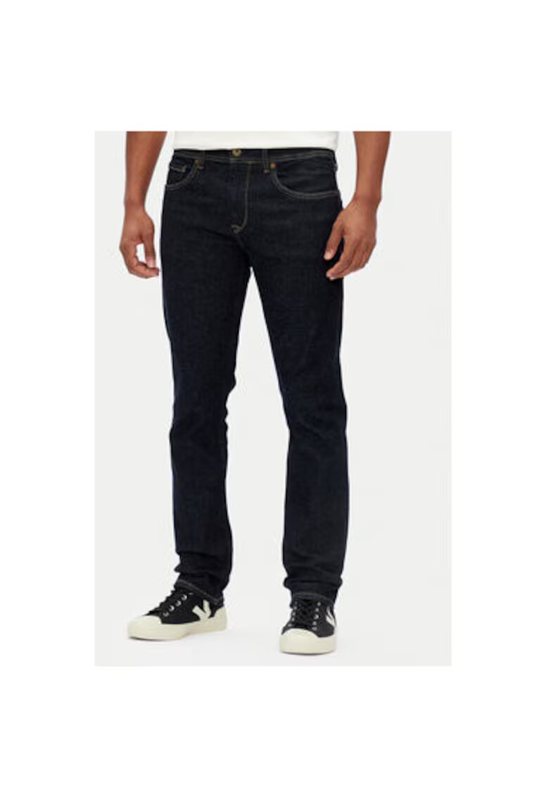 Pepe Jeans Pantaloni barbati PM207393AB1 - Bumbac/Elastan - Albastru - Albastru