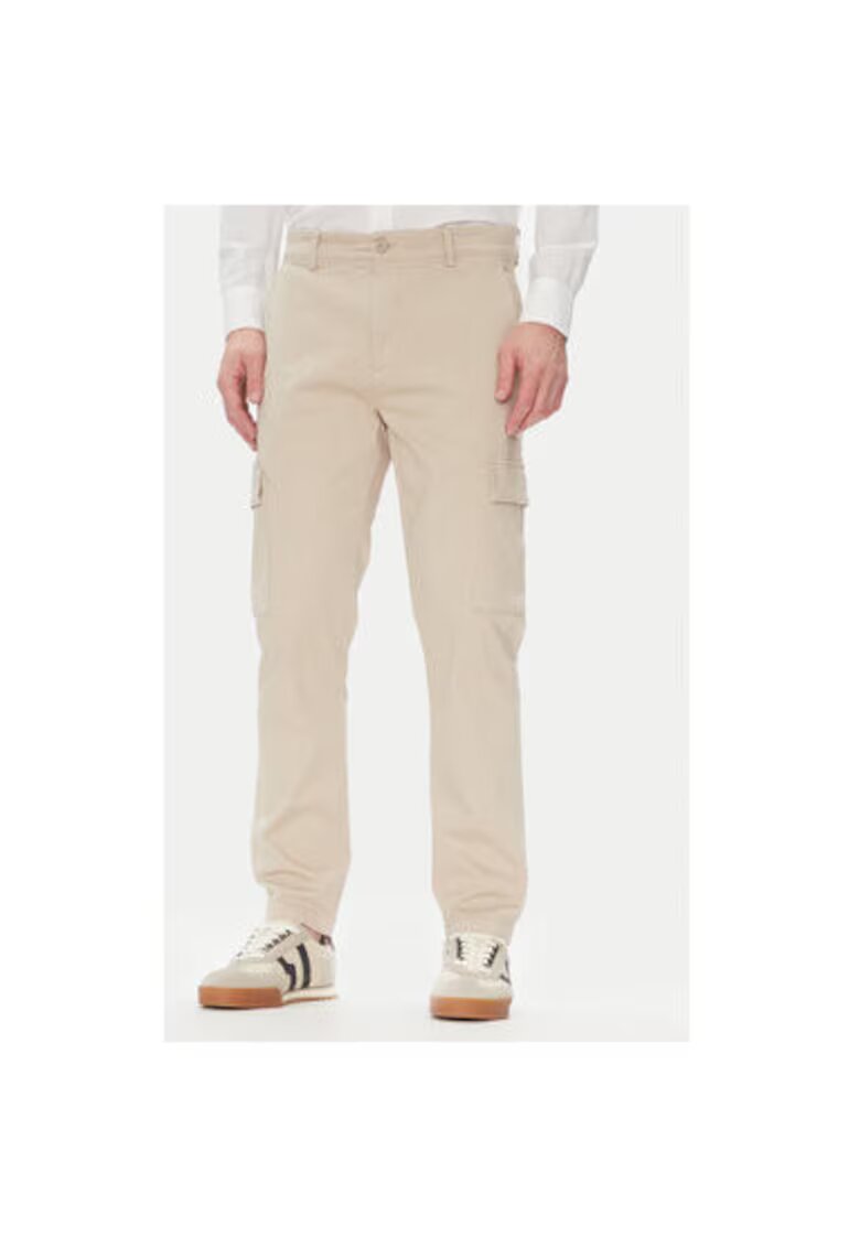Pepe Jeans Pantaloni barbati PM211907 - Bumbac - Bej - Bej