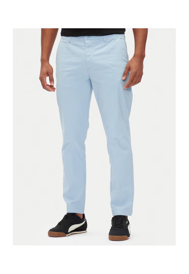Pepe Jeans Pantaloni chino barbati PM211873 - Bumbac - Albastru deschis