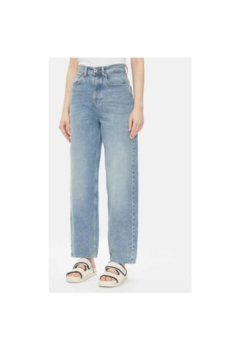 Pepe Jeans Pantaloni dama PL204739MS6 - Bumbac - Albastru - Albastru