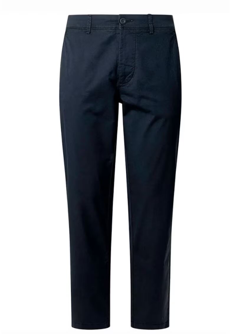 Pepe Jeans Pantaloni regular fit din amestec de bumbac