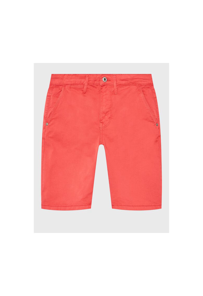 Pepe Jeans Pantaloni scurti copii - Bumbac - Rosu