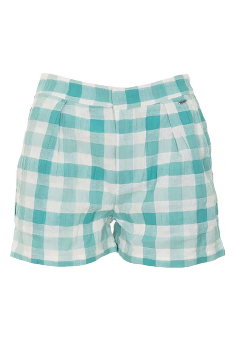 Pepe Jeans Pantaloni scurti cu imprimeu in carouri -