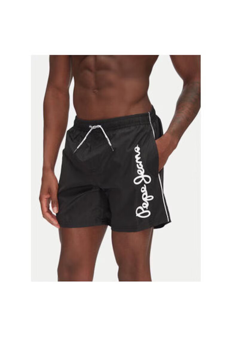 Pepe Jeans Pantaloni scurti de baie barbati PMB10419 - Poliester - Negru - Negru