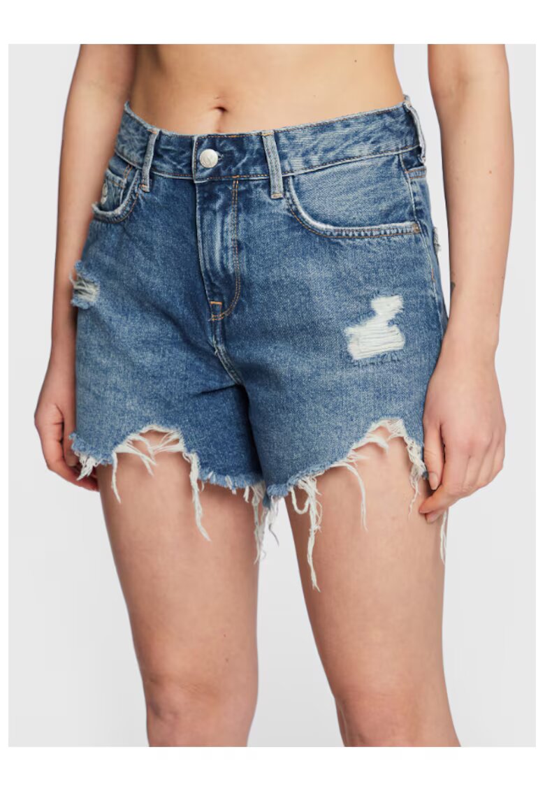 Pepe Jeans Pantaloni scurti denim dama - 300064122 - Bumbac - Albastru