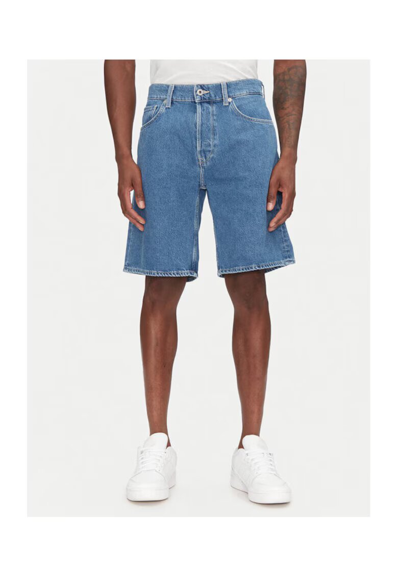 Pepe Jeans Pantaloni scurti din denim barbati PM801176ND3 - Bumbac - Albastru - Albastru