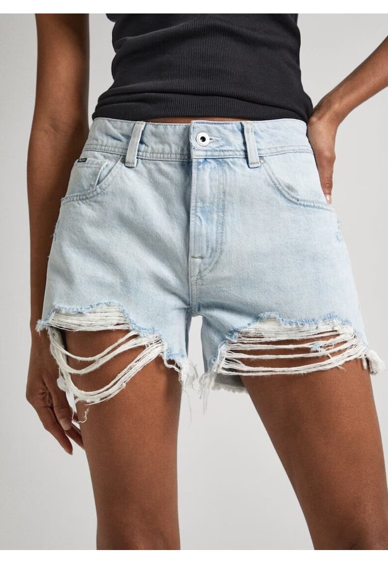 Pepe Jeans Pantaloni scurți din material denim - Bleumarin