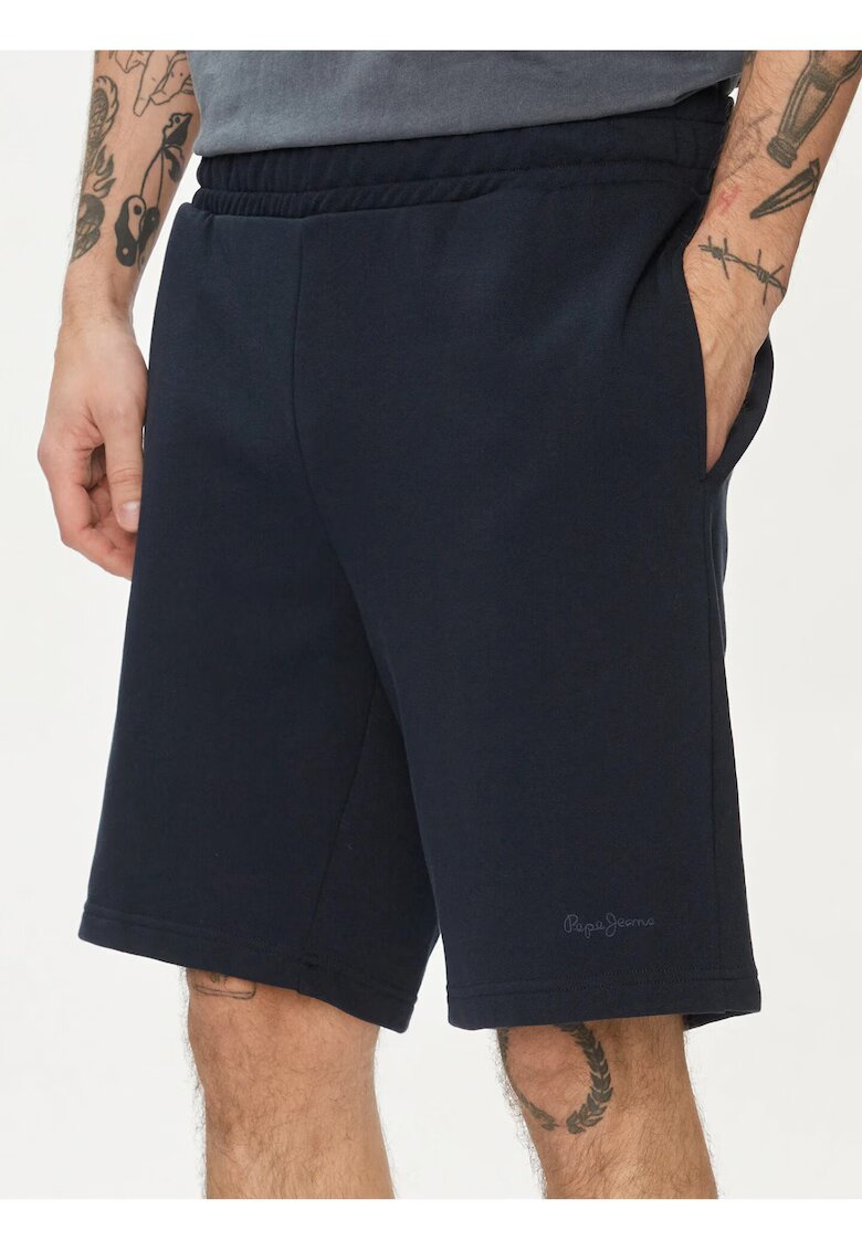 Pepe Jeans Pantaloni scurti sport barbati - Bumbac - Bleumarin -